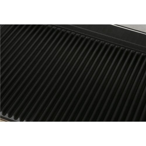 Commercial Extra Large Ribbed Contact Grill 2500W 430×310×200mm | Stalwart DA-CU608