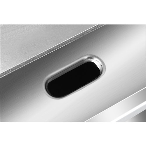 Commercial Countertop Electric Chromed Griddle 3000W 550×430×240mm | Stalwart DA-EG818DCHROME