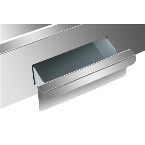 Commercial Countertop Electric Chromed Griddle 3000W 550×430×240mm | Stalwart DA-EG818DCHROME