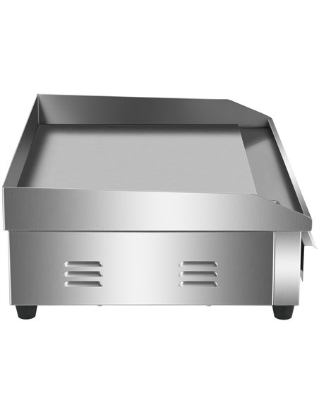 Commercial Countertop Electric Chromed Griddle 4400W 730×470×240mm | Stalwart DA-EG820DCHROME