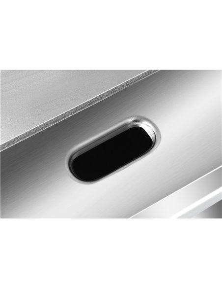 Commercial Countertop Electric Chromed Griddle 4400W 730×470×240mm | Stalwart DA-EG820DCHROME