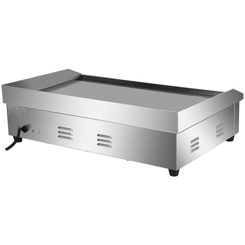 Commercial Countertop Electric Chromed Griddle 4400W 730×470×240mm | Stalwart DA-EG820DCHROME
