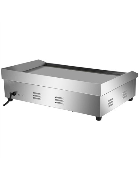 Commercial Countertop Electric Chromed Griddle 4400W 730×470×240mm | Stalwart DA-EG820DCHROME