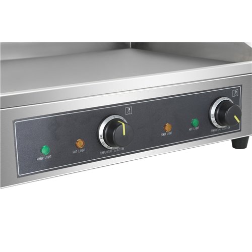 Commercial Countertop Electric Chromed Griddle 4400W 730×470×240mm | Stalwart DA-EG820DCHROME