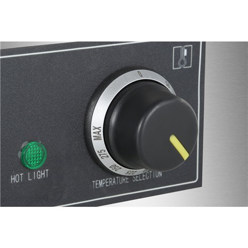 Commercial Countertop Electric Chromed Griddle 4400W 730×470×240mm | Stalwart DA-EG820DCHROME