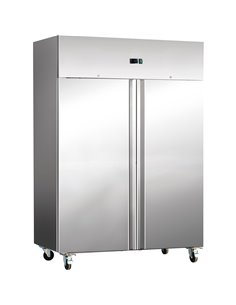Commercial Freezer Upright cabinet Stainless steel 800 litres Twin door Fan assisted cooling | DA-F800S
