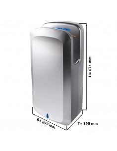 Commercial Hygienic Automatic Hand Dryer | Stalwart DA-KW1091PLUS 2