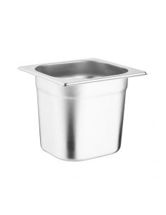 Vogue Stainless Steel Gastronorm Pan Set 6 x 16 with Lids