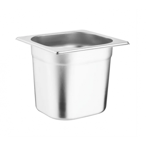 Vogue Stainless Steel Gastronorm Pan Set 6 x 16 with Lids