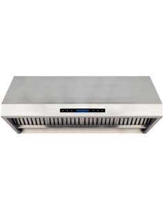 Commercial Extraction Canopy with Filter, Range Hood, Fan, Lights &amp Speed Control 1200mm | Stalwart AP238PS8348