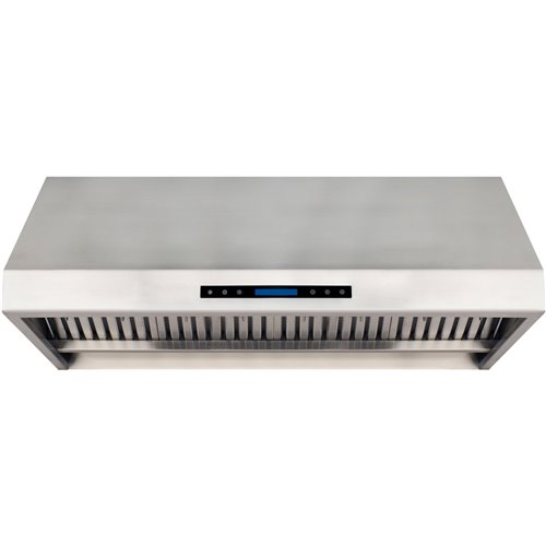 Commercial Extraction Canopy with Filter, Range Hood, Fan, Lights &amp Speed Control 1200mm | Stalwart AP238PS8348