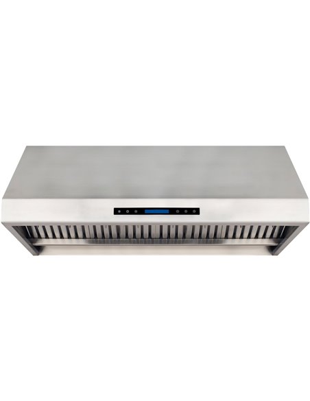 Commercial Extraction Canopy with Filter, Range Hood, Fan, Lights &amp Speed Control 1200mm | Stalwart AP238PS8348