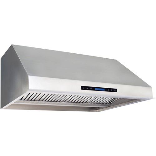 Commercial Extraction Canopy with Filter, Range Hood, Fan, Lights &amp Speed Control 1200mm | Stalwart AP238PS8348