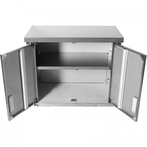 Stainless Steel Wall Cabinet with...