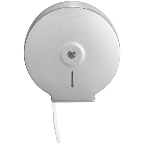 Commercial Toilet Roll Dispenser Brushed Stainless Steel Wall Mounted 260×120×255mm | Stalwart DA-KW7300BRUSHED