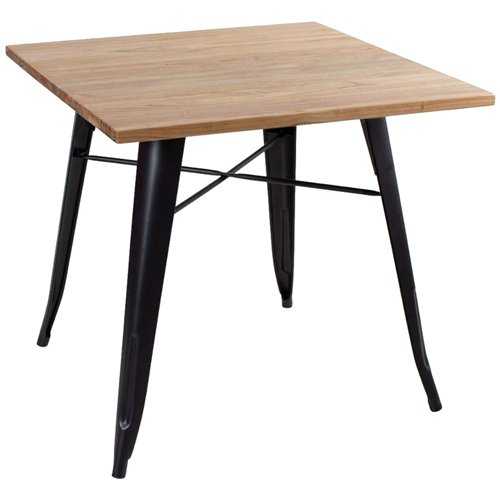 Bistro Table Natural Wood Colour Top 800x800mm Indoors | Stalwart DA-WW286NW