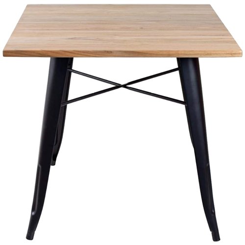 Bistro Table Natural Wood Colour Top 800x800mm Indoors | Stalwart DA-WW286NW