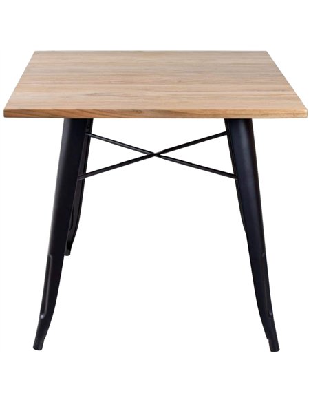 Bistro Table Natural Wood Colour Top 800x800mm Indoors | Stalwart DA-WW286NW