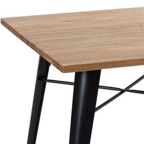 Bistro Table Natural Wood Colour Top 800x800mm Indoors | Stalwart DA-WW286NW