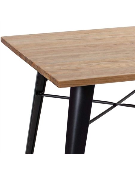 Bistro Table Natural Wood Colour Top 800x800mm Indoors | Stalwart DA-WW286NW