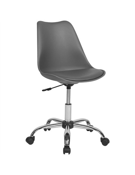 Home Office Chair Dark Grey  | Stalwart DA-WW003WHEELDG
