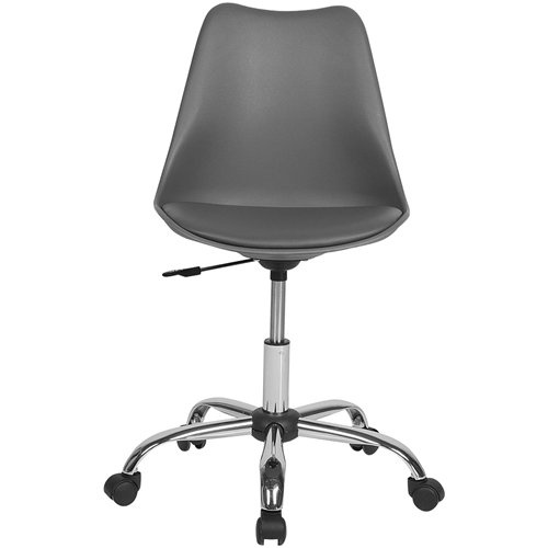 Home Office Chair Dark Grey  | Stalwart DA-WW003WHEELDG