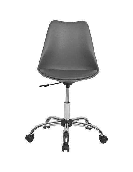 Home Office Chair Dark Grey  | Stalwart DA-WW003WHEELDG