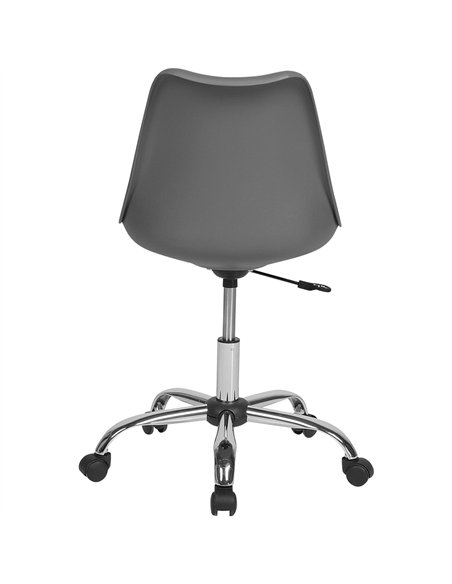 Home Office Chair Dark Grey  | Stalwart DA-WW003WHEELDG