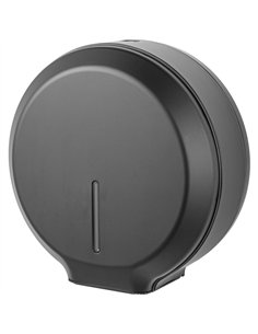 Commercial Toilet Roll Dispenser Black Stainless Steel Wall Mounted 340×138×343mm | Stalwart DA-KW7311BLACK