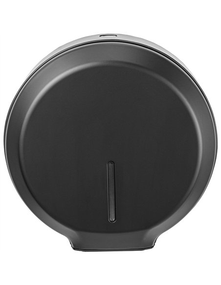 Commercial Toilet Roll Dispenser Black Stainless Steel Wall Mounted 340×138×343mm | Stalwart DA-KW7311BLACK