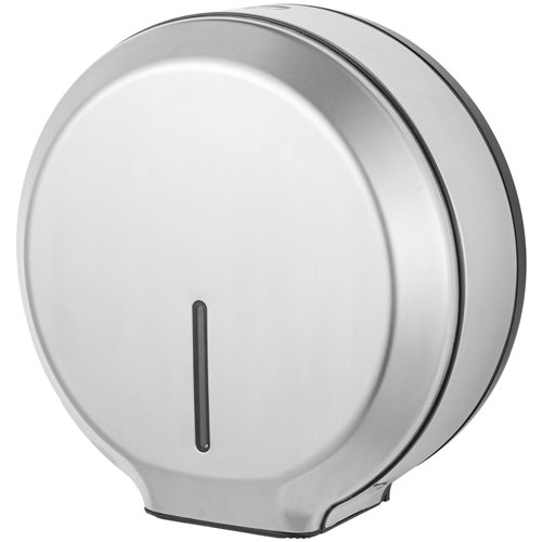 Commercial Toilet Roll Dispenser Brushed Stainless Steel Wall Mounted 340×138×343mm | Stalwart DA-KW7311BRUSHED