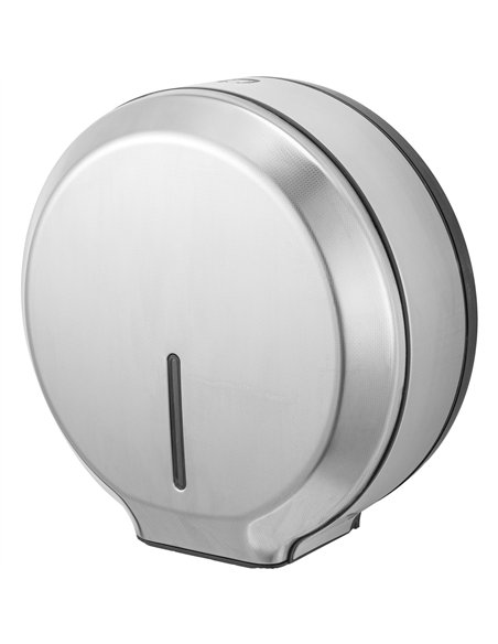 Commercial Toilet Roll Dispenser Embossed Stainless Steel Wall Mounted 340×138×343mm | Stalwart DA-KW7311EMBOSSED