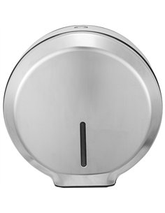 Commercial Toilet Roll Dispenser Embossed Stainless Steel Wall Mounted 340×138×343mm | Stalwart DA-KW7311EMBOSSED 2