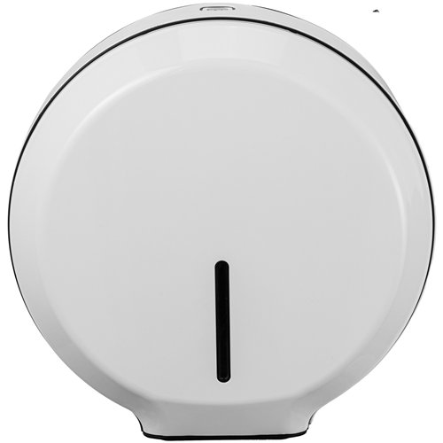 Commercial Toilet Roll Dispenser Embossed White Steel Wall Mounted 340×138×343mm | Stalwart DA-KW7311WHITE
