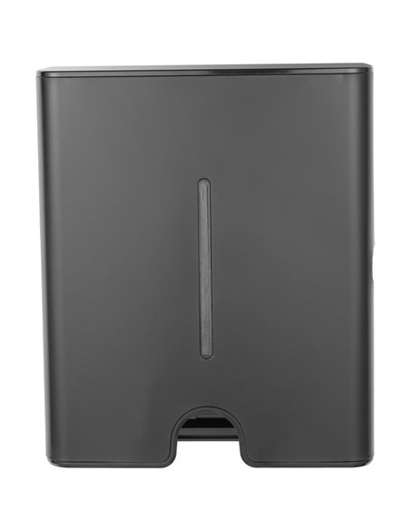 Commercial Paper Towel Dispenser Black Stainless Steel Wall Mounted 300×105×360mm | Stalwart DA-KW7370BLACK