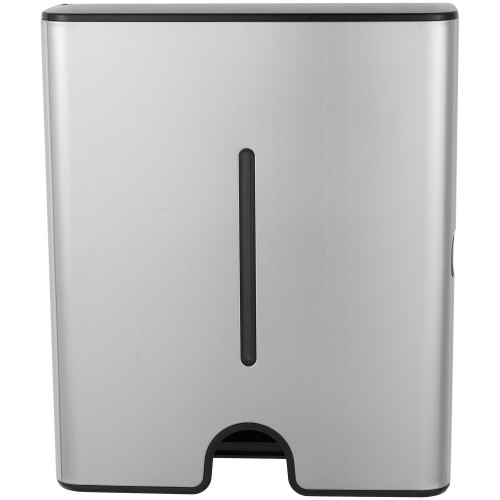 Commercial Paper Towel Dispenser Embossed Stainless Steel Wall Mounted 300×105×360mm | Stalwart DA-KW7370EMBOSSED