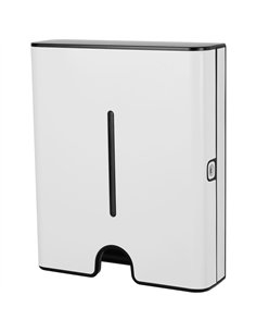 Commercial Paper Towel Dispenser White Stainless Steel Wall Mounted 300×105×360mm | Stalwart DA-KW7370WHITE