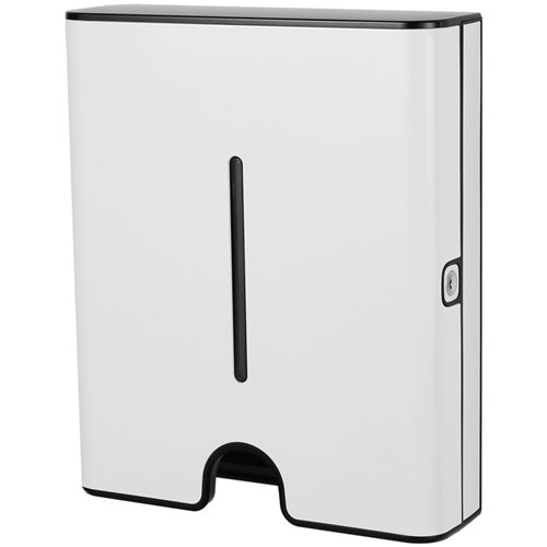 Commercial Paper Towel Dispenser White Stainless Steel Wall Mounted 300×105×360mm | Stalwart DA-KW7370WHITE