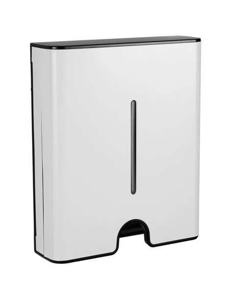 Commercial Paper Towel Dispenser White Stainless Steel Wall Mounted 300×105×360mm | Stalwart DA-KW7370WHITE