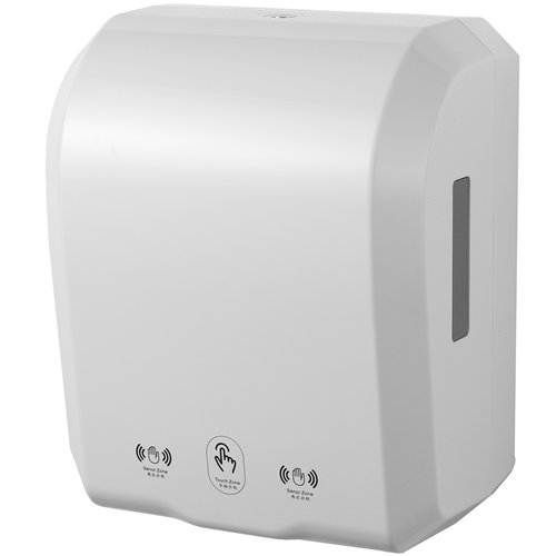 Commercial Automatic Universal Roll Paper Dispenser White 300×217×362mm | Stalwart DA-KW7396WHITE