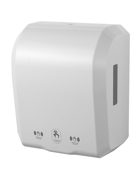 Commercial Automatic Universal Roll Paper Dispenser White 300×217×362mm | Stalwart DA-KW7396WHITE
