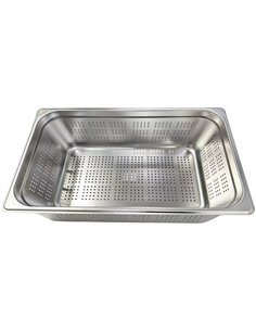 Stainless Steel GN 1/1 Perforated Pan 530×325×200mm | Stalwart DA-JJD112