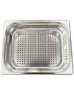 Stainless Steel GN 1/2 Perforated Pan 325×265×65mm | Stalwart DA-JJD116