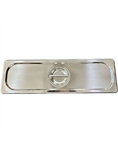 Stainless Steel GN 2/4 Lid for Pans | Stalwart DA-JJD126