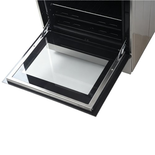 Commercial 4 Burner Stainless Steel Gas Range with Gas Oven 600×600×850mm | Stalwart DA-G24D084010