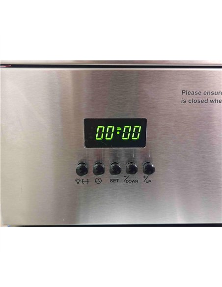 Commercial 4 Burner Stainless Steel Gas Range with Gas Oven 600×600×850mm | Stalwart DA-G24D084010
