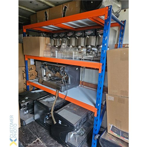 Long Span Warehouse Racking 2200x900x2400mm 4 Shelves 500kg Capacity | Stalwart DA-FUJI432