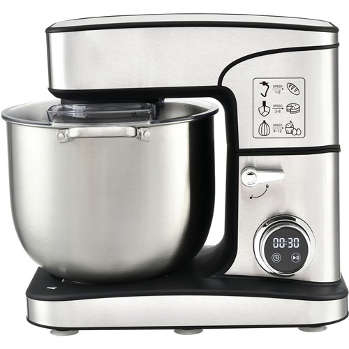 Heavy-Duty Countertop Stand Mixer 16L 2800W with LED Touch Screen Display | Stalwart DA-SC616DE