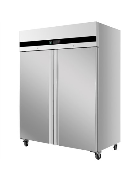 Commercial Stainless Steel Upright Refrigerator Cabinet Double Door 1171L 1347×830×2010mm | Stalwart DA-BLUEINOX202