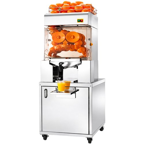 Commercial Automatic Citrus Juicer with Tap Start 20 Oranges/Min 640×600×1500mm | Stalwart DA-CJWDFOJ300TAP